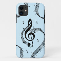 Climactic G Clef Music Blue