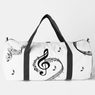 Climactic G Clef Music Duffle Bag