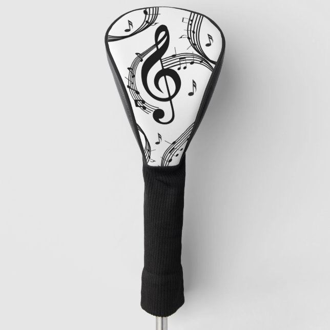 Climactic G Clef Music Golf Head Cover (Front)
