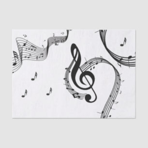 Climactic G Clef Tissue Paper