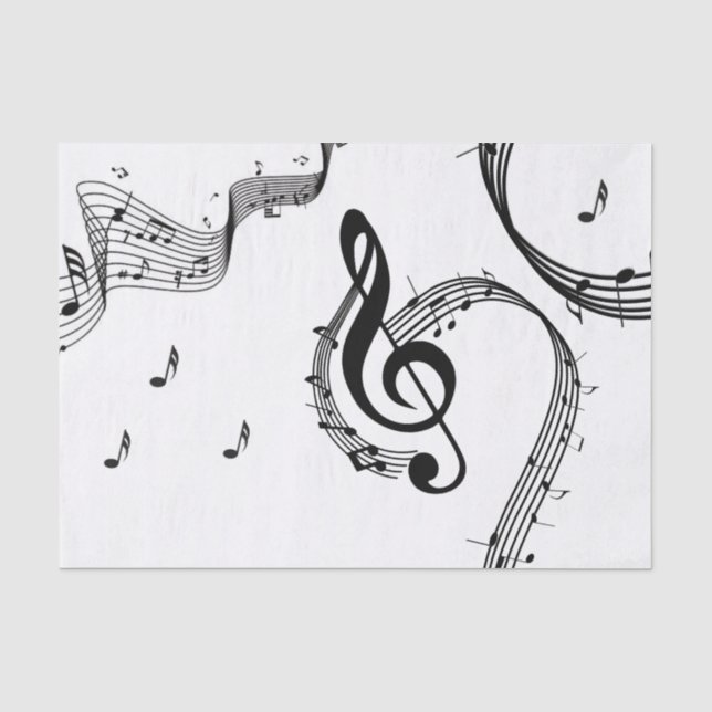 Climactic G Clef Tissue Paper (Front)