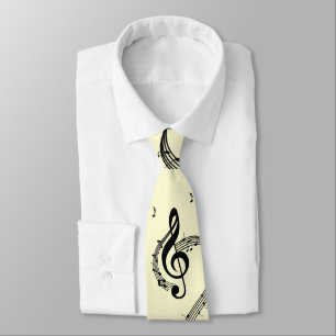 Climactic G Clef Yellpw Tie