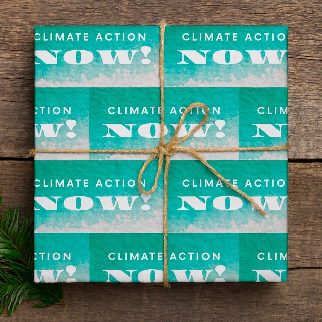 Climate Action Now Wrapping Paper (Creator Uploaded)