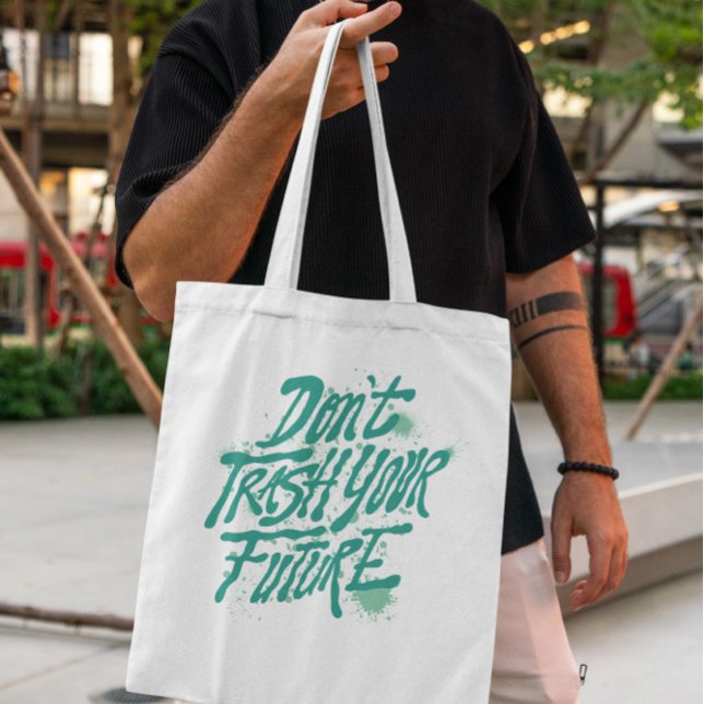 Climate Action Quote Tote Bag (Creator Uploaded)