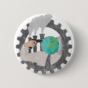 Climate Change 6 Cm Round Badge