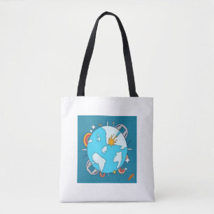Climate Change Awareness Poster Design - Eco-Frien Tote Bag