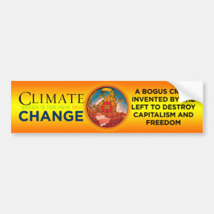 Climate Change - Bogus Crisis Bumper Sticker