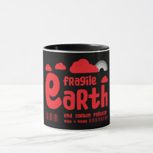 Climate Change Carbon Pollution Action T-Shirt Mug