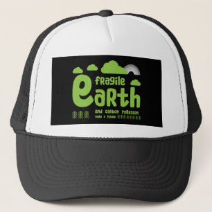Climate Change Carbon Pollution Action T-Shirt Trucker Hat