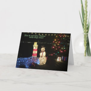 Climate change Christmas card