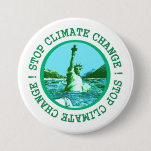 Climate Change Global Warming 7.5 Cm Round Badge