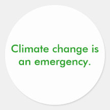 Climate change is an emergency