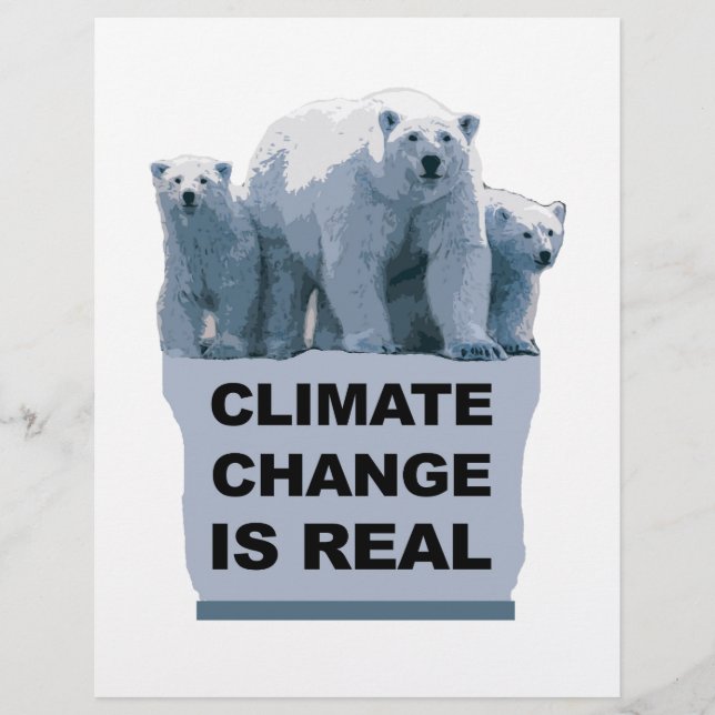 CLIMATE CHANGE IS REAL (Front)