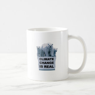 CLIMATE CHANGE IS REAL COFFEE MUG