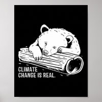 Climate Change Is Real Environmental Awareness Bea