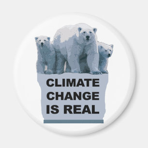 CLIMATE CHANGE IS REAL MAGNET