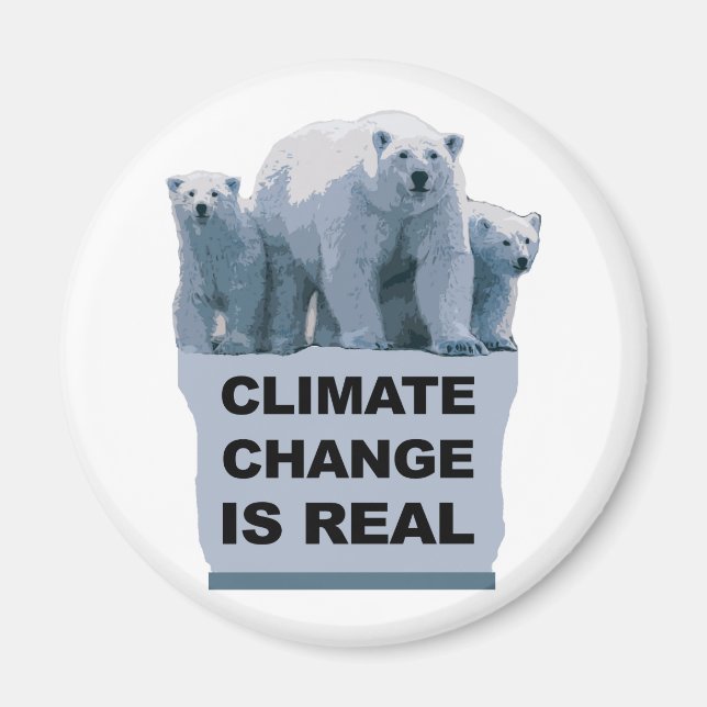 CLIMATE CHANGE IS REAL MAGNET (Front)