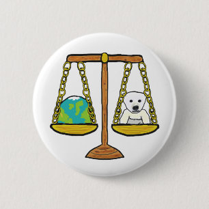 Climate Change Justice 6 Cm Round Badge