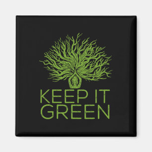 Climate Change Keep It Green Save The Planet Magnet