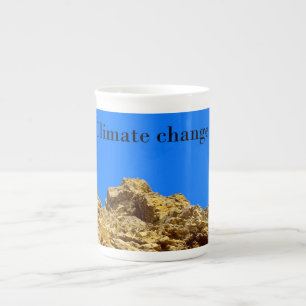 Climate Change look after the environment Bone China Mug