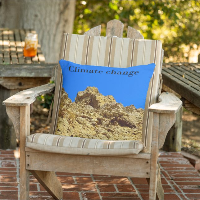 Climate Change look after the environment  Cushion (Chair)