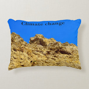 Climate Change look after the environment Decorative Cushion