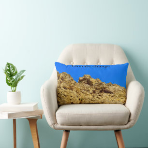 Climate Change look after the environment  Lumbar Cushion