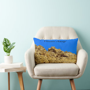 Climate Change look after the environment Lumbar Cushion