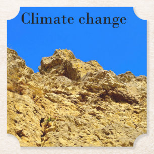 Climate Change look after the environment Paper Coaster