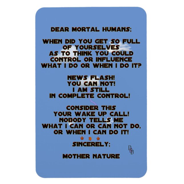 Climate Change Magnet (Vertical)