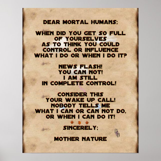 Climate Change Poster (Front)