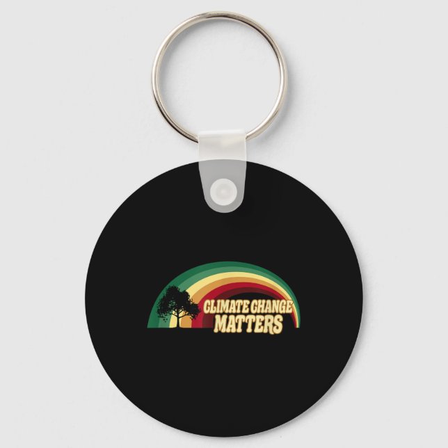 Climate Change S Environmental Protection Men Wome Key Ring (Front)