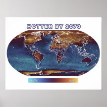 Climate Change Temperatures Map
