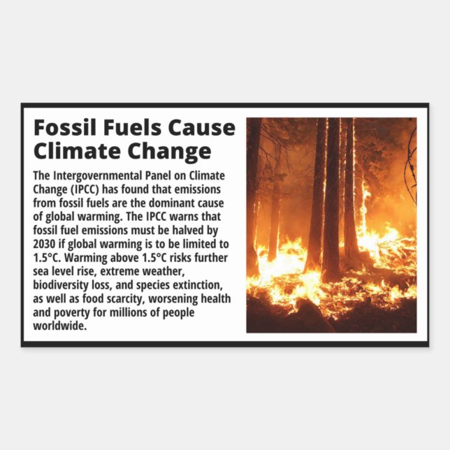 Climate Change Warning Label (Front)