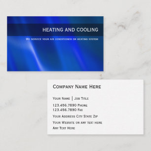 Climate Control Business Cards