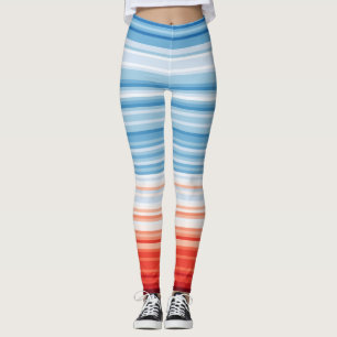 Climate Crisis Warming stripes Leggings Klimakrise