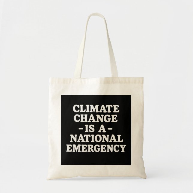 Climate Emergency Tote Bag   (Front)