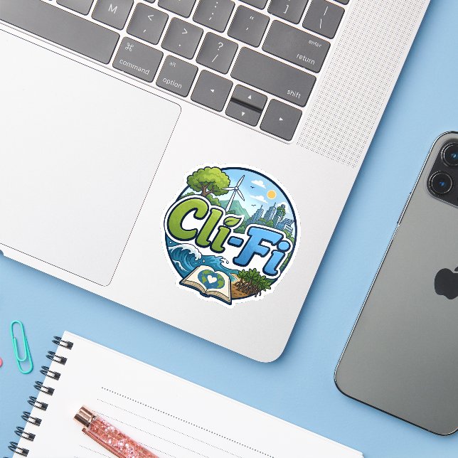 Climate Fiction Lovers (Laptop w/ iPhone)