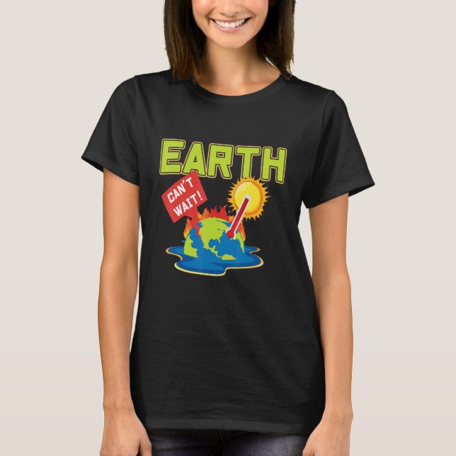 Climate Global Nature Earth Change Weather Season  T-Shirt (Front)