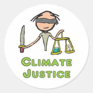 Climate Justice Classic Round Sticker