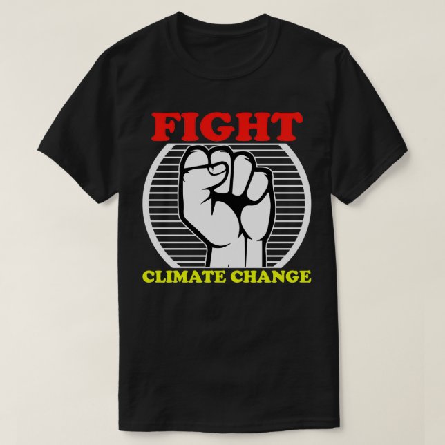 Climate Protection Environment Gift Nature Warming T-Shirt (Design Front)