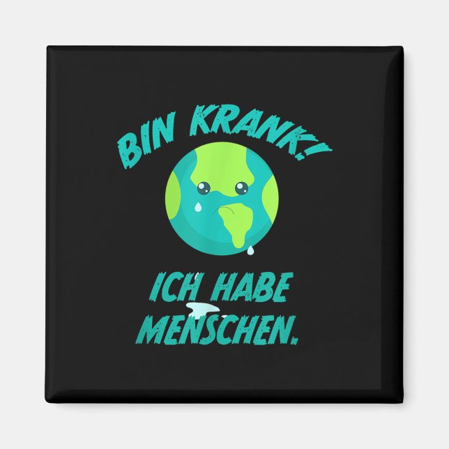 Climate Protection Planet Earth Environmental Prot Magnet (Front)