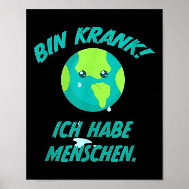 Climate Protection Planet Earth Environmental Prot Poster (Front)