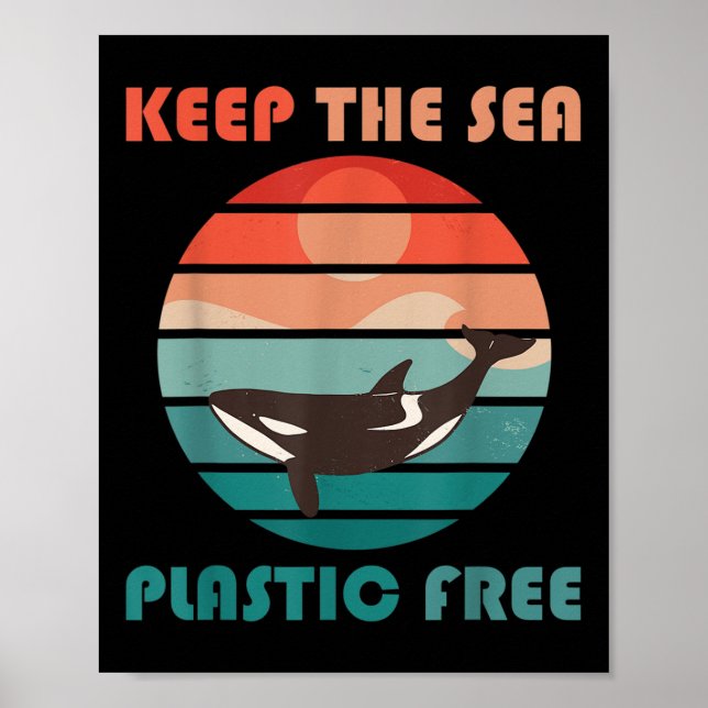 Climate Protection Whale Environmental Protection  Poster (Front)