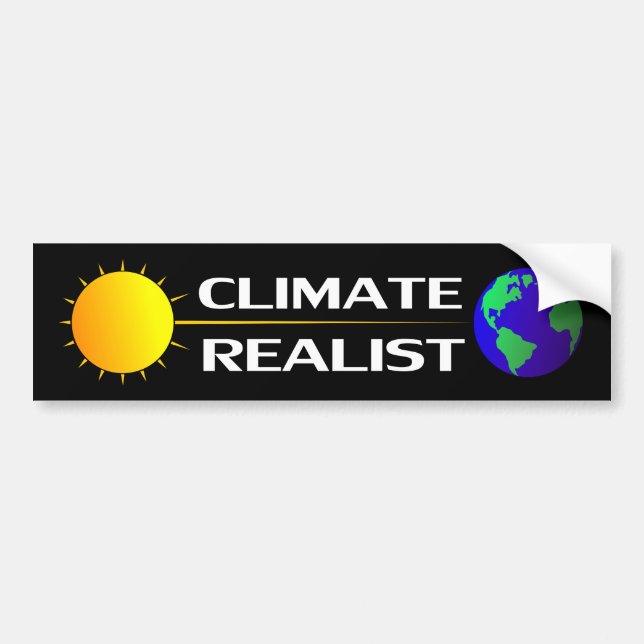 Climate Realist Bumper Sticker (Front)