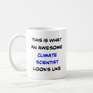 climate scientist, awesome coffee mug