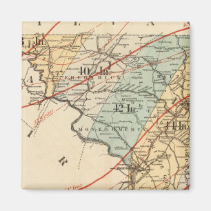 Climatological map of the State of Maryland Magnet