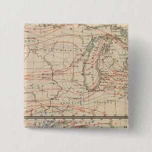 Climatology of Michigan Atlas Mao 15 Cm Square Badge
