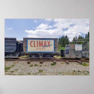 Climax, Colorado, Train Car Poster