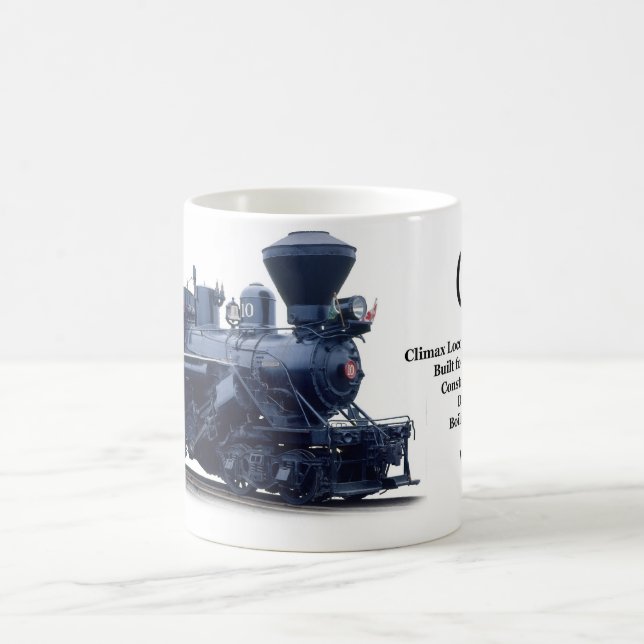 Climax Logging Locomotive Coffee Mug (Center)